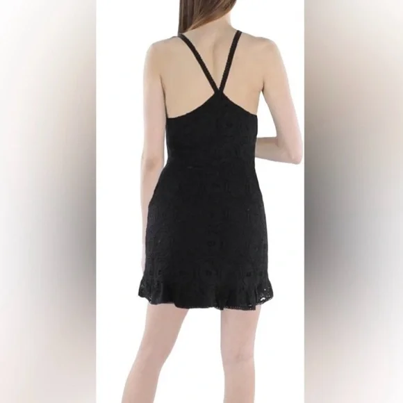 Betsey Johnson Womens Lace Short Fit & Flare Mini Dress - Picture 6 of 7